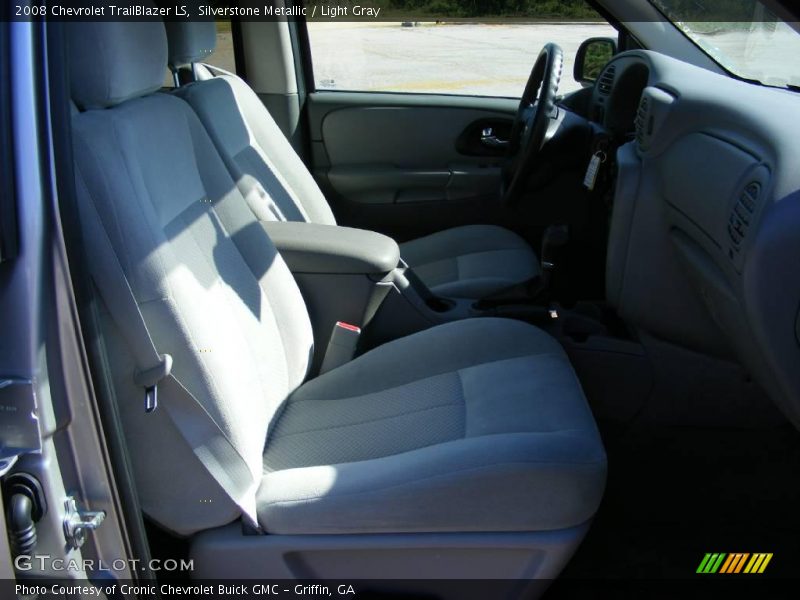 Silverstone Metallic / Light Gray 2008 Chevrolet TrailBlazer LS