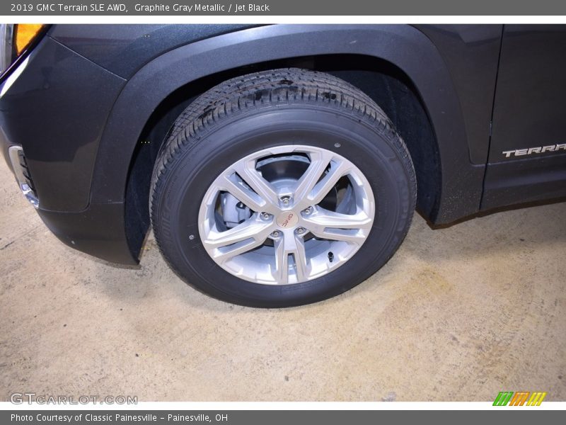 Graphite Gray Metallic / Jet Black 2019 GMC Terrain SLE AWD