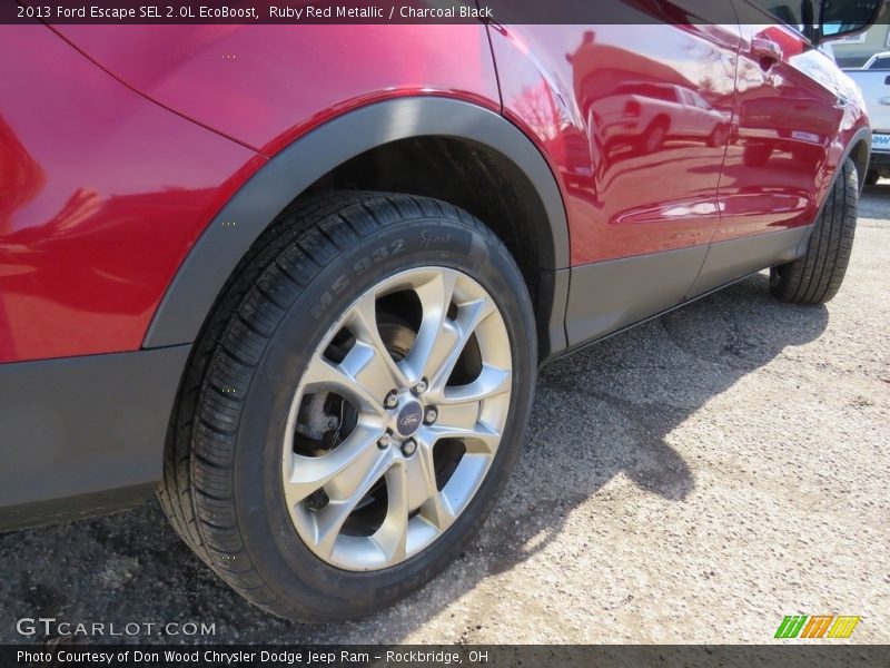 Ruby Red Metallic / Charcoal Black 2013 Ford Escape SEL 2.0L EcoBoost