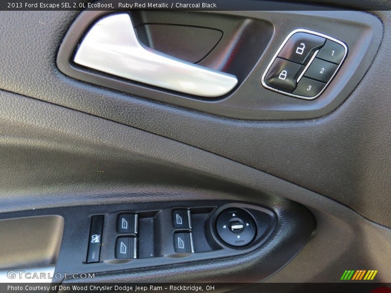 Ruby Red Metallic / Charcoal Black 2013 Ford Escape SEL 2.0L EcoBoost