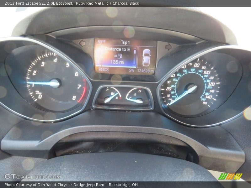 Ruby Red Metallic / Charcoal Black 2013 Ford Escape SEL 2.0L EcoBoost