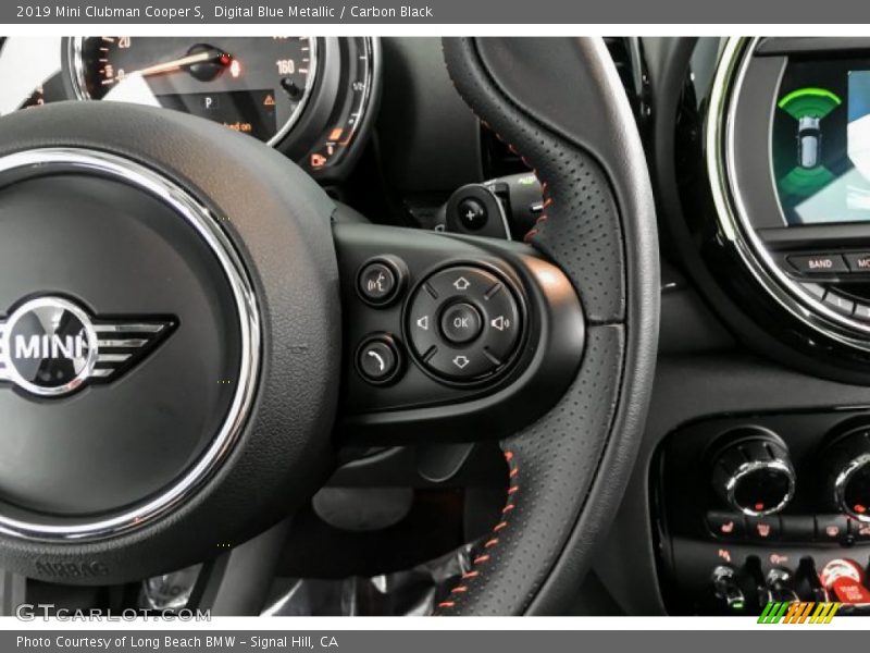 Digital Blue Metallic / Carbon Black 2019 Mini Clubman Cooper S