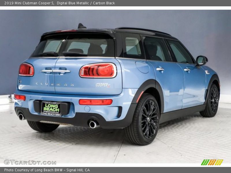 Digital Blue Metallic / Carbon Black 2019 Mini Clubman Cooper S