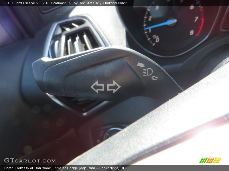 Ruby Red Metallic / Charcoal Black 2013 Ford Escape SEL 2.0L EcoBoost