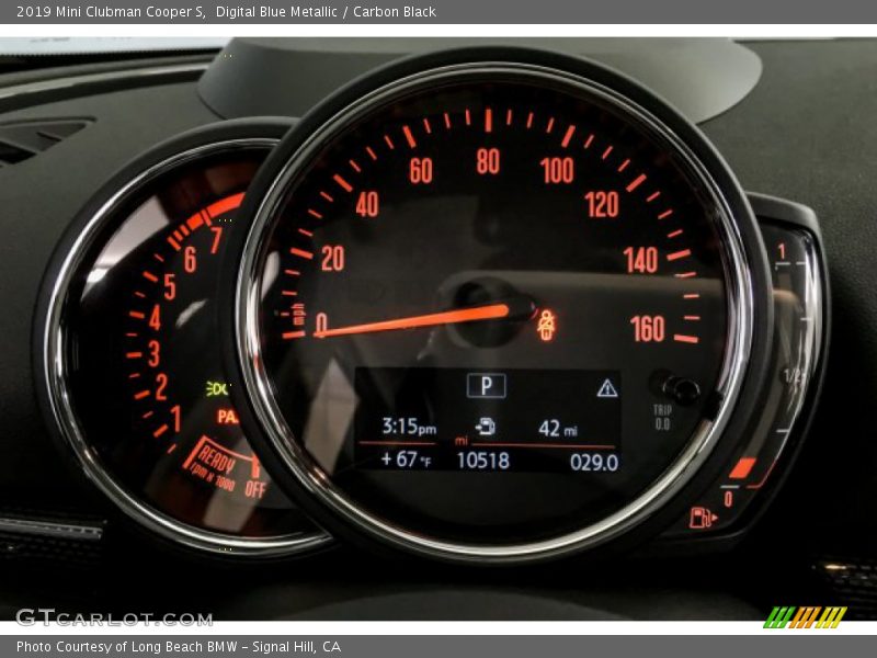 Digital Blue Metallic / Carbon Black 2019 Mini Clubman Cooper S
