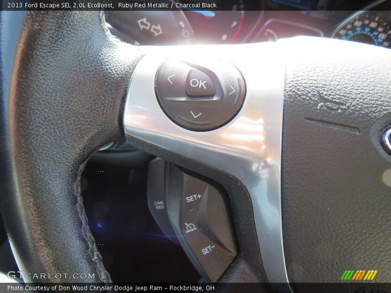 Ruby Red Metallic / Charcoal Black 2013 Ford Escape SEL 2.0L EcoBoost