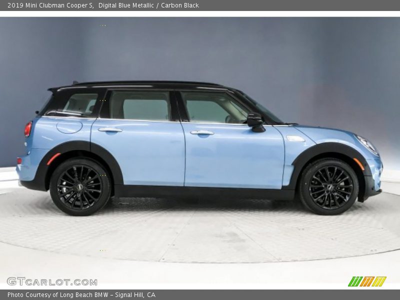Digital Blue Metallic / Carbon Black 2019 Mini Clubman Cooper S