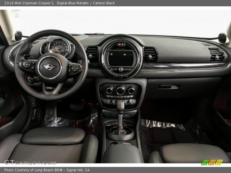 Digital Blue Metallic / Carbon Black 2019 Mini Clubman Cooper S