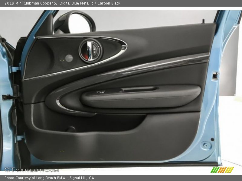 Digital Blue Metallic / Carbon Black 2019 Mini Clubman Cooper S