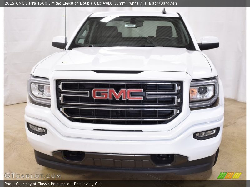 Summit White / Jet Black/Dark Ash 2019 GMC Sierra 1500 Limited Elevation Double Cab 4WD
