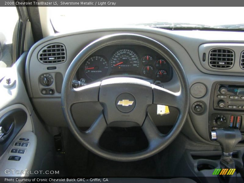 Silverstone Metallic / Light Gray 2008 Chevrolet TrailBlazer LS