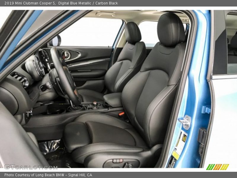 Digital Blue Metallic / Carbon Black 2019 Mini Clubman Cooper S
