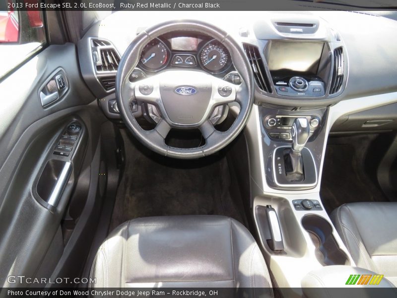 Ruby Red Metallic / Charcoal Black 2013 Ford Escape SEL 2.0L EcoBoost