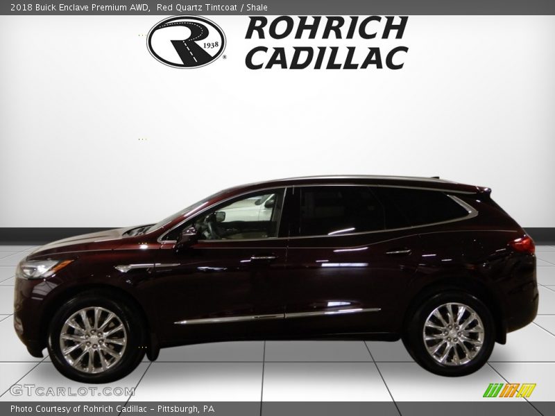 Red Quartz Tintcoat / Shale 2018 Buick Enclave Premium AWD