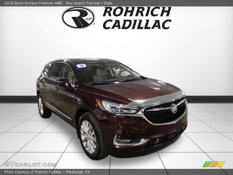 Red Quartz Tintcoat / Shale 2018 Buick Enclave Premium AWD