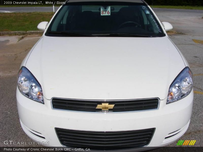 White / Ebony 2009 Chevrolet Impala LT