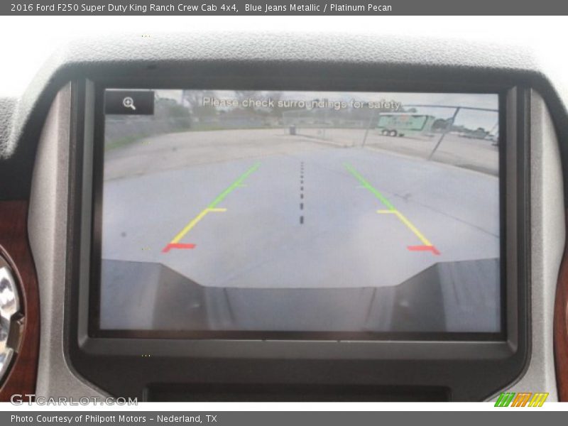 Blue Jeans Metallic / Platinum Pecan 2016 Ford F250 Super Duty King Ranch Crew Cab 4x4