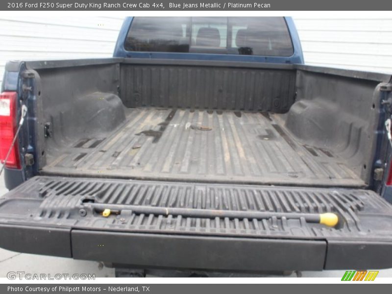 Blue Jeans Metallic / Platinum Pecan 2016 Ford F250 Super Duty King Ranch Crew Cab 4x4