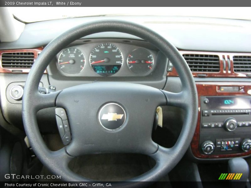 White / Ebony 2009 Chevrolet Impala LT