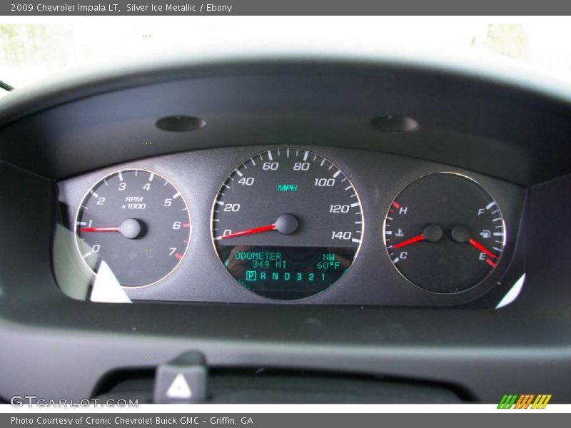 Silver Ice Metallic / Ebony 2009 Chevrolet Impala LT