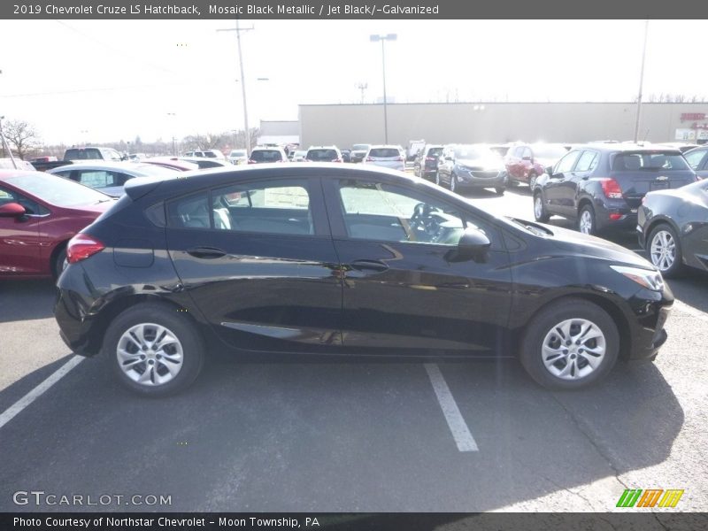 Mosaic Black Metallic / Jet Black/­Galvanized 2019 Chevrolet Cruze LS Hatchback