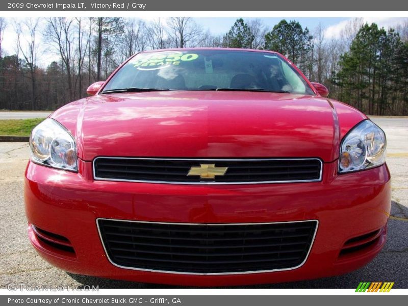 Victory Red / Gray 2009 Chevrolet Impala LT