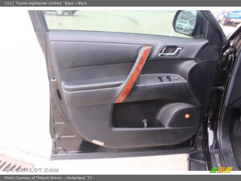 Black / Black 2012 Toyota Highlander Limited
