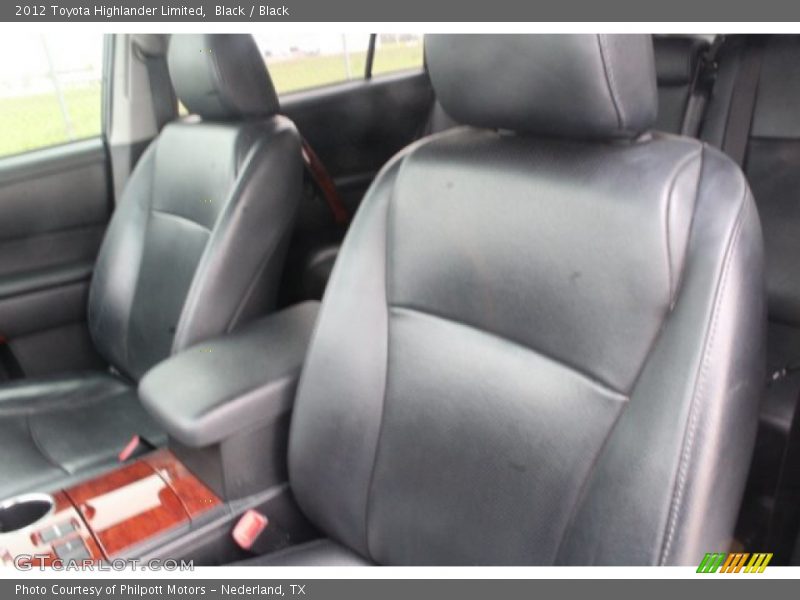 Black / Black 2012 Toyota Highlander Limited