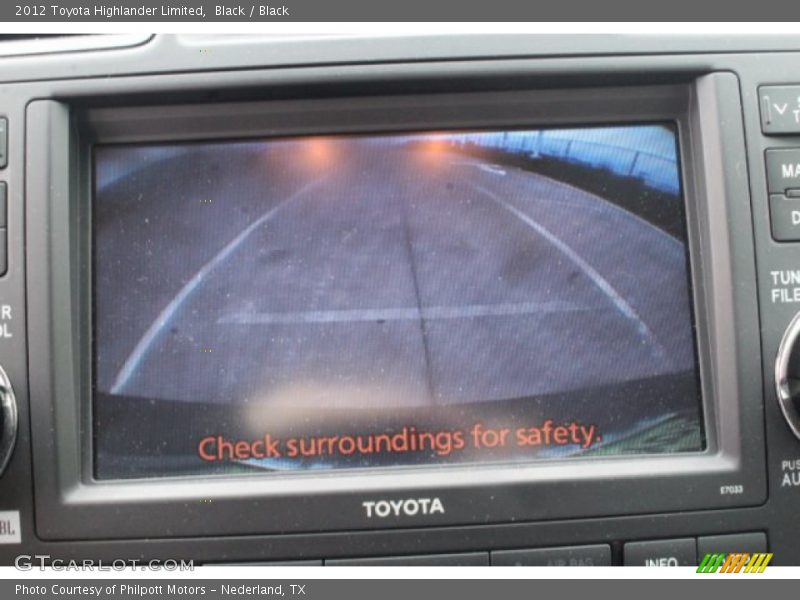 Black / Black 2012 Toyota Highlander Limited