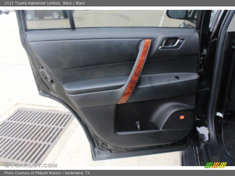 Black / Black 2012 Toyota Highlander Limited