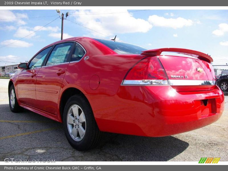 Victory Red / Gray 2009 Chevrolet Impala LT