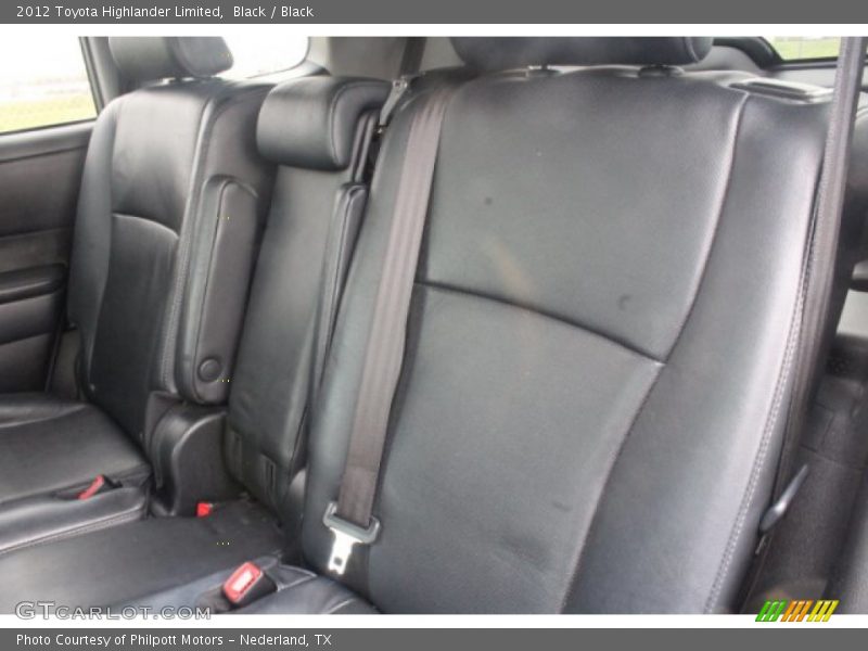 Black / Black 2012 Toyota Highlander Limited
