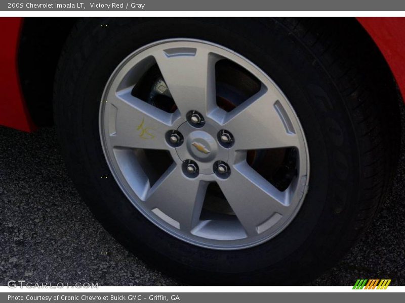 Victory Red / Gray 2009 Chevrolet Impala LT