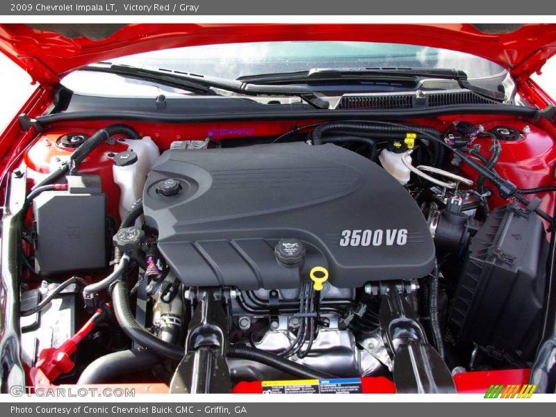 Victory Red / Gray 2009 Chevrolet Impala LT