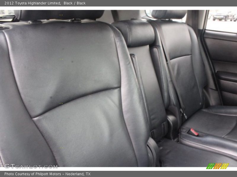 Black / Black 2012 Toyota Highlander Limited