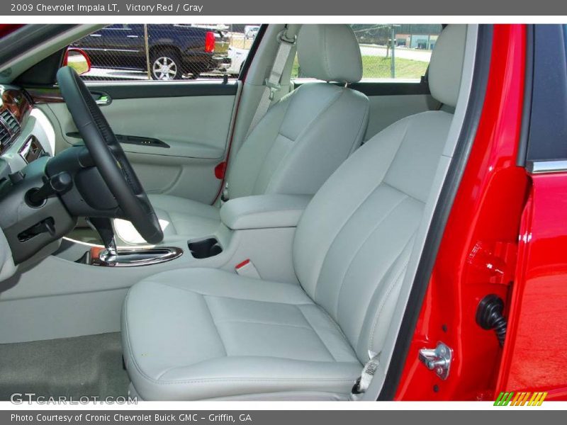 Victory Red / Gray 2009 Chevrolet Impala LT