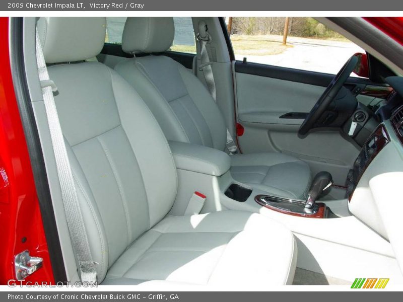 Victory Red / Gray 2009 Chevrolet Impala LT