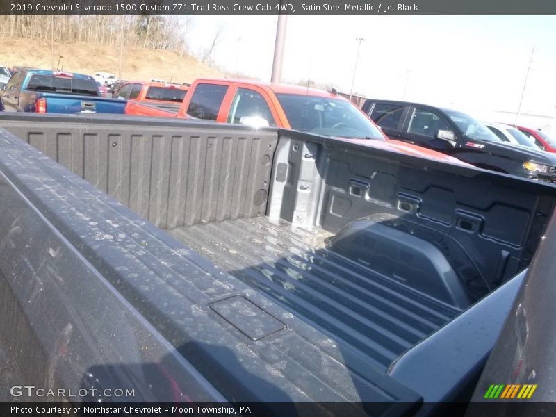 Satin Steel Metallic / Jet Black 2019 Chevrolet Silverado 1500 Custom Z71 Trail Boss Crew Cab 4WD