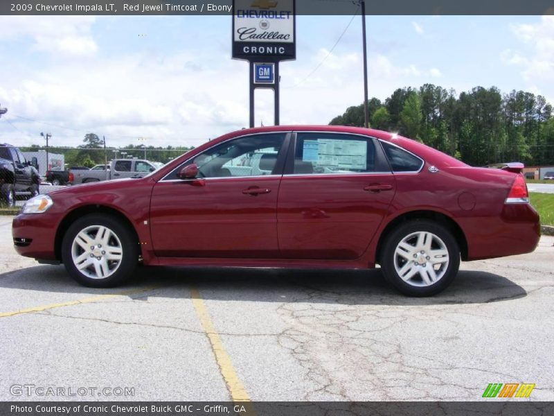 Red Jewel Tintcoat / Ebony 2009 Chevrolet Impala LT