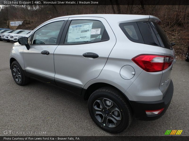 Moondust Silver Metallic / Medium Stone 2019 Ford EcoSport S 4WD