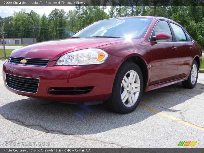 Red Jewel Tintcoat / Ebony 2009 Chevrolet Impala LT