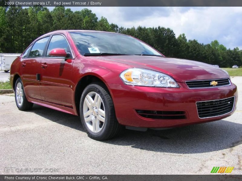 Red Jewel Tintcoat / Ebony 2009 Chevrolet Impala LT