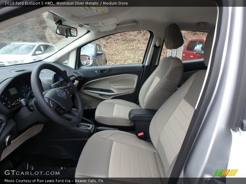 Moondust Silver Metallic / Medium Stone 2019 Ford EcoSport S 4WD