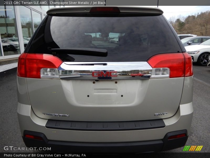 Champagne Silver Metallic / Jet Black 2013 GMC Terrain SLE AWD