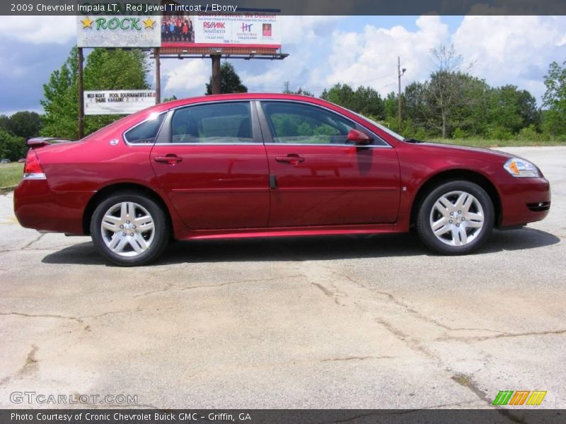 Red Jewel Tintcoat / Ebony 2009 Chevrolet Impala LT