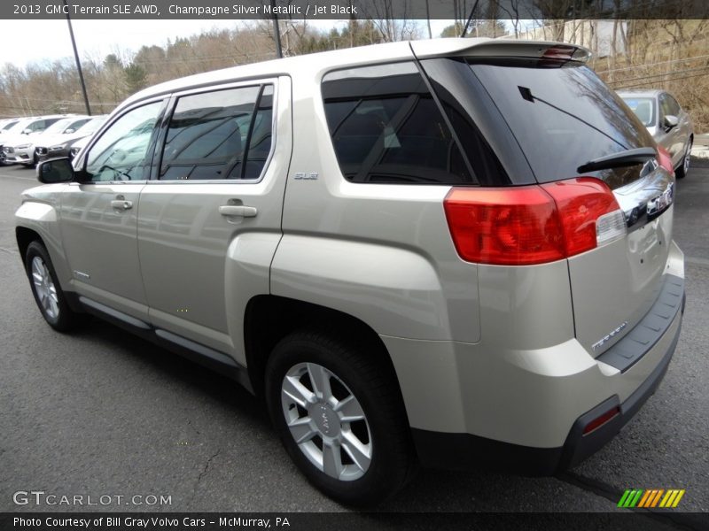 Champagne Silver Metallic / Jet Black 2013 GMC Terrain SLE AWD
