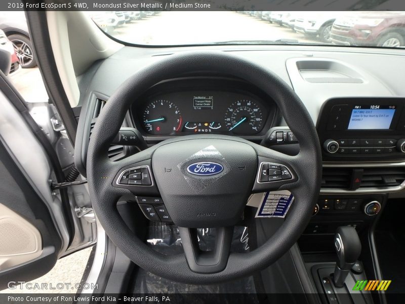 Moondust Silver Metallic / Medium Stone 2019 Ford EcoSport S 4WD