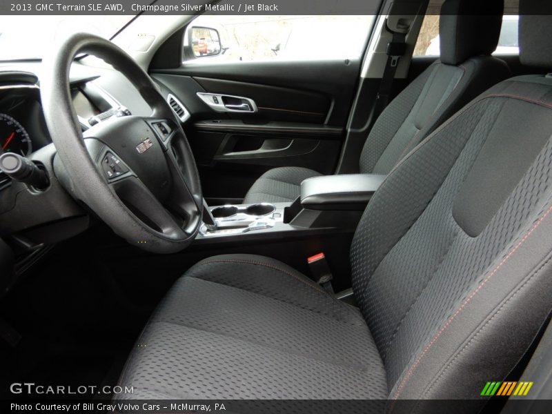 Champagne Silver Metallic / Jet Black 2013 GMC Terrain SLE AWD