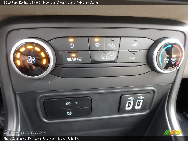Moondust Silver Metallic / Medium Stone 2019 Ford EcoSport S 4WD