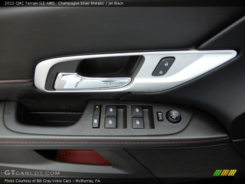 Champagne Silver Metallic / Jet Black 2013 GMC Terrain SLE AWD